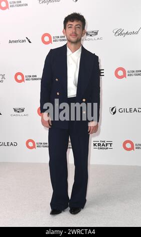 West Hollywood, États-Unis. 10 mars 2024. Kevin McHale arrive à la 32e soirée de visionnement annuelle des Oscars de la Fondation Elton John AIDS le 10 mars 2024 à West Hollywood, CA. © ALO/AFF-USA.com crédit : AFF/Alamy Live News Banque D'Images