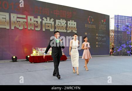 ZHENGZHOU, CHINE - AUGUST 17, 2013 - (FILE) L'actrice Zhang Ziyi assiste à un événement de célébration dans une propriété de Zhengzhou, province du Henan, Chine, le 1er août Banque D'Images