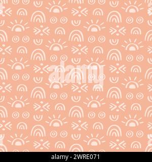 Motif ethnique sans couture. Texture de fond tribal Illustration de Vecteur