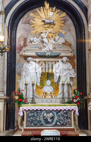 Détail de l'Université Jagellonienne où Nicolaus Copernic a étudié à Cracovie, en Pologne Banque D'Images