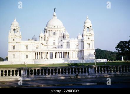 Monument commémoratif du Queen Victoria Museum, Calcutta, Inde, Asie 1962 architecture coloniale construite en 1906-1921 par le Raj britannique Banque D'Images