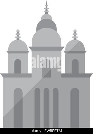 design du temple du bangladesh Illustration de Vecteur
