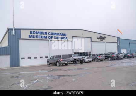 6 janvier 2024 - Nanton Alberta Canada - Musée du Bomber Command Banque D'Images