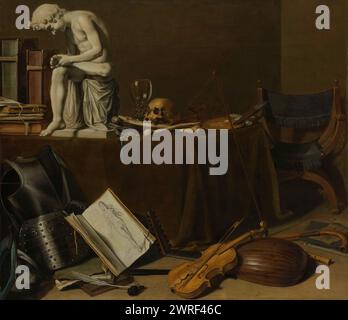 Vanitas Still Life avec le Spinario 1628 Pieter Claesz (BE) Banque D'Images