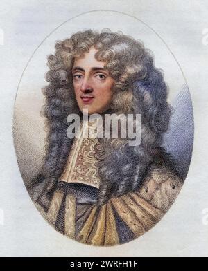 Thomas Osborne 1er duc de Leeds comte de Danby 1631 - 1712 Anglais Staatsmann / Thomas Osborne 1er duc de Leeds comte de Danby 1631 - 1712 Anglais homme d'État tiré du livre Un catalogue d'auteurs royaux et nobles volume IV publié en 1806, Historisch, Digital restaurierte Reproduktion von einer Vorlage aus dem 19. Jahrhundert, date du dossier non précisée, Banque D'Images