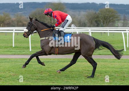 Troisième course à Wincanton, le 3 février 2022, handicap Steeple Chase Banque D'Images