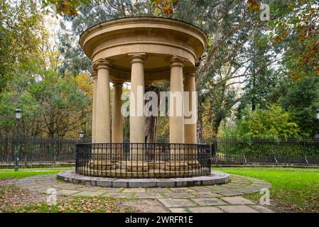 Le vieux chêne de Gernika qui symbolise les libertés traditionnelles du peuple biscayen. Photo de haute qualité Banque D'Images