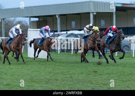 Mares' Open National Hunt Flat course à Wincanton, le 3 février 2022 Banque D'Images