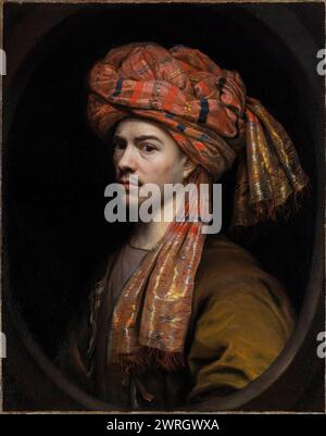 Autoportrait avec turban. Trouvé dans la Collection de la Galerie Canesso. Banque D'Images