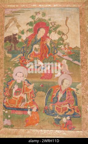 Arhat Thangka, XVIIIe siècle. Collection privée Banque D'Images