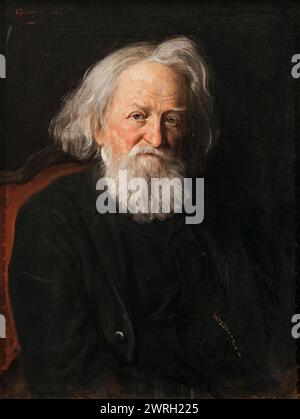 Portrait de l'historien Johann Nepomuk Sepp (1816-1909), 1902. Collection privée Banque D'Images