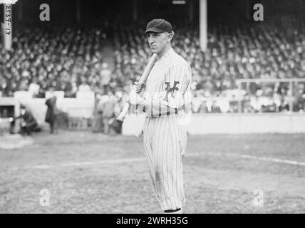 Charles "Buck" Herzog, New York NL (baseball), 1912. Banque D'Images