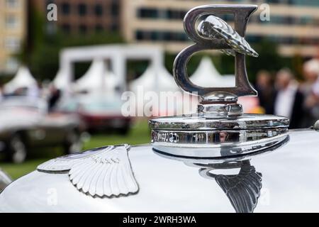 Bentley au concours de Londres au salon des voitures de collection Banque D'Images