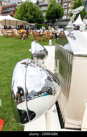 Rolls Royce Phantom au concours de Londres au salon des voitures de collection Banque D'Images