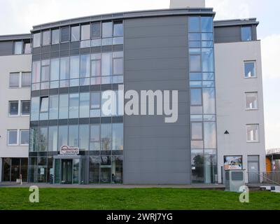 Centre médical de Knappschaftskrankenhaus, Knappschaft Kliniken, Klinikum Westfalen, Dortmund, Ruhr Rhénanie du Nord-Westphalie, Allemagne Banque D'Images