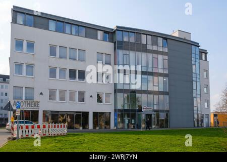 Centre médical de Knappschaftskrankenhaus, Knappschaft Kliniken, Klinikum Westfalen, Dortmund, Ruhr Rhénanie du Nord-Westphalie, Allemagne Banque D'Images