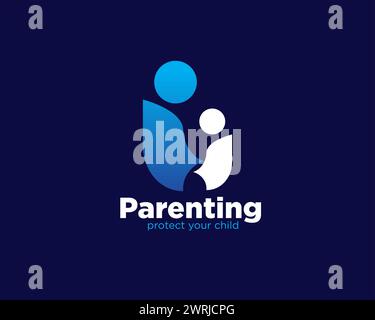 conceptions de logo parental pour service médical ou clinique Illustration de Vecteur