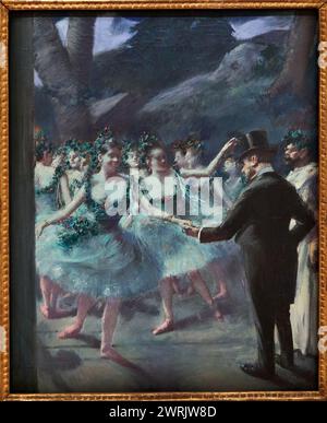 « Le Ballet », 1895, Jean Louis Forain (1852-1931), Musée Guggenheim Bilbao, Bilbao, pays Basque, Espagne, Europe. Banque D'Images