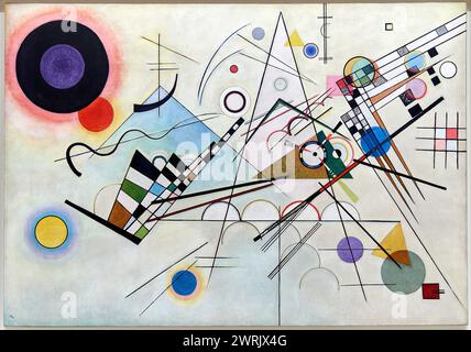 « Composition 8 (Komposition 8) », juillet 1923, Vasily Kandinsky (né en 1866 à Moscou ; mort en 1944 à Neuilly-sur-Seine, France), musée Banque D'Images