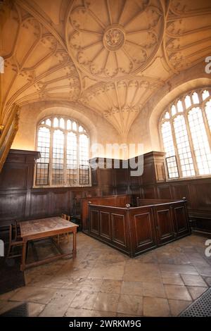 Convocation House, à la Bodliean Library de l'Université d'Oxford au Royaume-Uni Banque D'Images