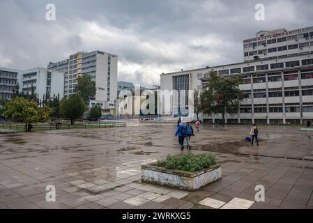 Département de biologie et École de chimie, Université Aristote de Thessalonique bâtiments dans la ville de Thessalonique, Grèce Banque D'Images