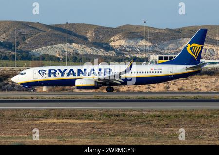 Boeing 737 de la compagnie aérienne à bas prix Ryanair Banque D'Images