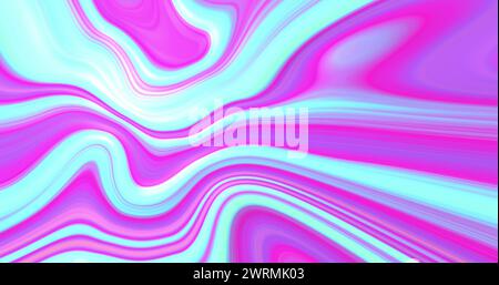 Image de formes et arrière-plan liquide coloré en mouvement Banque D'Images