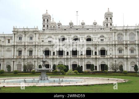 Vue du palais Jai Vilas à Gwalior, Inde Banque D'Images