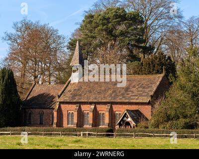 Chapelle Norcliffe dans le village de Styal, Cheshire, Angleterre. Banque D'Images