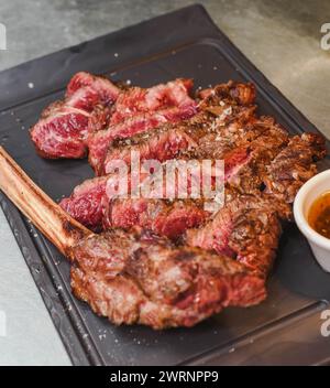 Steak de bœuf galicien de qualité supérieure Banque D'Images