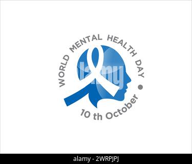 conceptions de logo world mental health care et cancer care Illustration de Vecteur