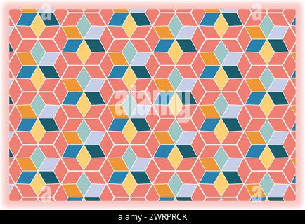 Illustration vectorielle de pavage avec collection de trottoirs de rue, brique, éléments architecturaux et dalles de pierre pour faire des planchers en fond plat Illustration de Vecteur