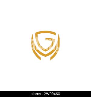 Logo GM. Lettre MG icône Illustration de Vecteur