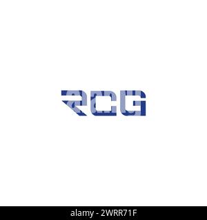 Logo RCG. Logo lettre RC Illustration de Vecteur
