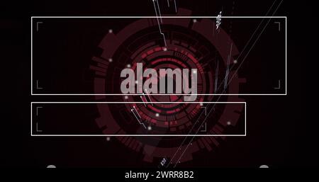 Image du traitement des données sur l'acquisition de la portée Banque D'Images
