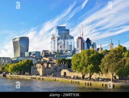 City of London Skyline, Angleterre, Royaume-Uni Banque D'Images