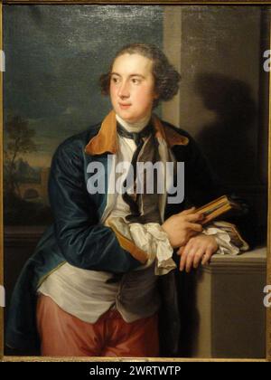 William Legge, 2e comte de Dartmouth, 1752–56, Hood Museum of Art, Dartmouth College Pompeo Batoni - Banque D'Images