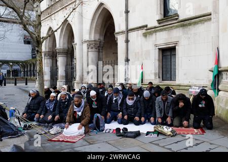 9 décembre 2023. Fleet, Londres, Royaume-Uni. Manifestation de solidarité palestinienne appelant à un cessez-le-feu à Gaza. Banque D'Images