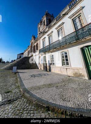Portugal, région d'Oeste, Nazaré, Santuário de Nossa Senhora da Nazaré Eglise catholique dans le quartier de Sítio de la ville Banque D'Images