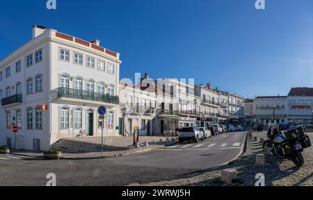 Portugal, Oeste Region, Nazaré, Largo de Nossa Sra. Da Nazaré et le quartier Sítio de la ville Banque D'Images