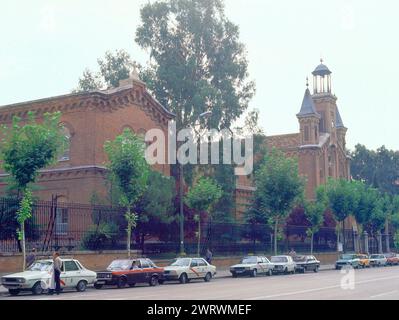 HOSPITAL DEL NINO JESUS-FACHADA. LIEU : HOSPITAL DEL NIÑO JESUS-IGLESIA. MADRID. ESPAGNE. Banque D'Images