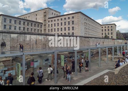 La topographie de la terreur à Berlin, Allemagne. Banque D'Images