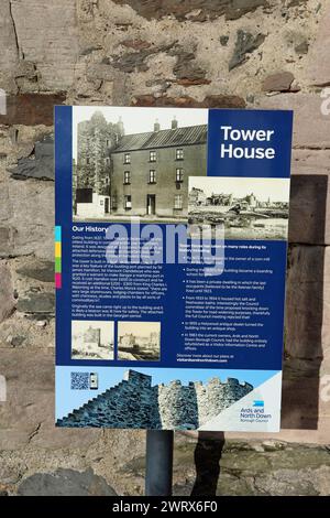 Bangor Tower House en Irlande du Nord Banque D'Images