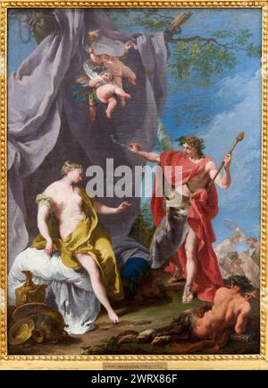 Giovanni Battista Pittoni, (Venise, 1687 - 1767), Bacchus et Ariane, circa 1730 - 1732, Musée des Beaux-Arts, Museo Bellas Artes, Oviedo, Asturies, Spai Banque D'Images