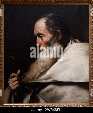 José de Ribera, (Játiva, Valence, 1591 - Nápoles, 1652), San Bernardo de Claraval, 1634, Musée des Beaux-Arts, Museo Bellas Artes, Oviedo, Asturies, Spai Banque D'Images