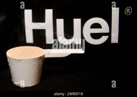 Substitut de repas Huel Banque D'Images