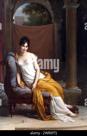 Juliette Récamier Jeanne Françoise Julie Adélaïde Récamier (1777 - 1849), connue sous le nom de Juliette, une socialite française. Portrait par Baron Gérard Banque D'Images