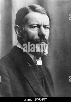 Max Weber, Maximilian Karl Emil Weber (1864 – 1920) sociologue et historien allemand Banque D'Images