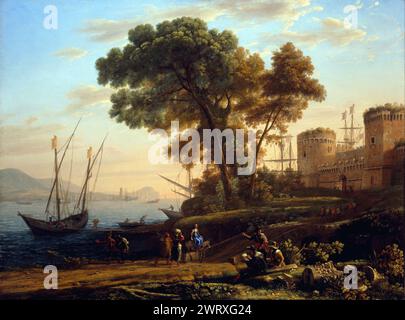 Un artiste étudiant de la nature, 1639, peinture de Claude Lorrain Banque D'Images