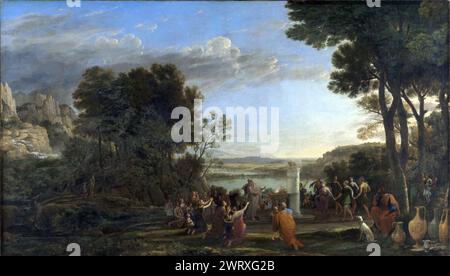 Culte du veau d'or (1653), peinture de Claude Lorrain Banque D'Images